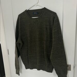 Polo by Ralph Lauren Men's Dark Green Crewneck Sweater L